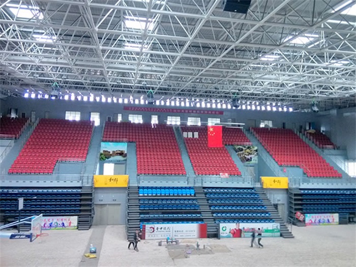 滁州电厂体育馆网架加工